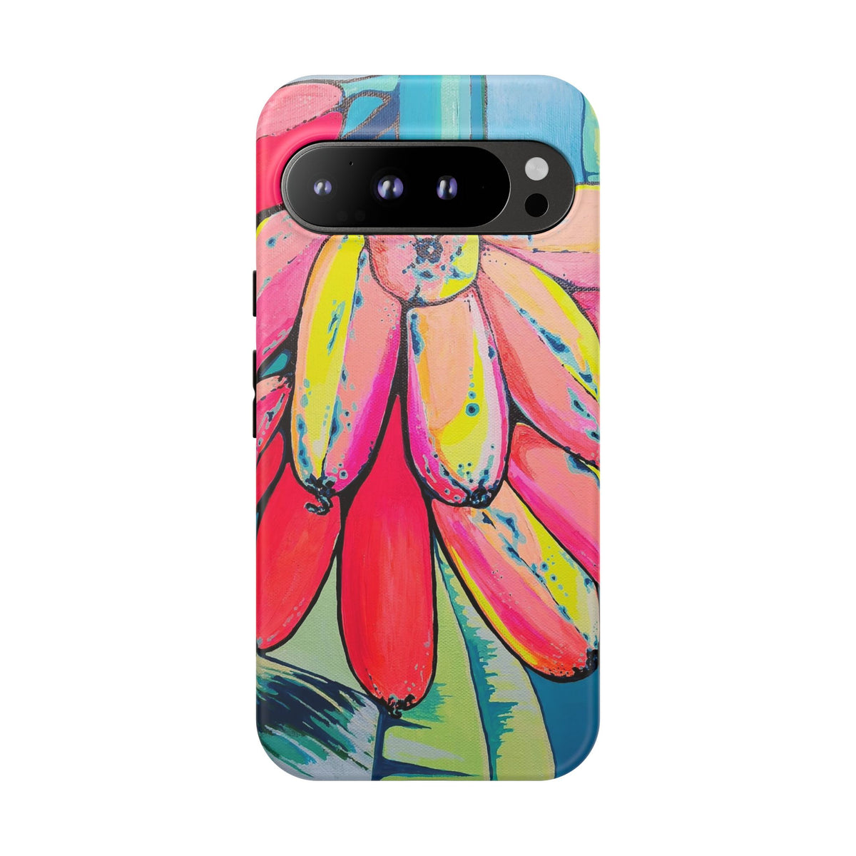 Neon Primitivo Bananas Tough Phone Case