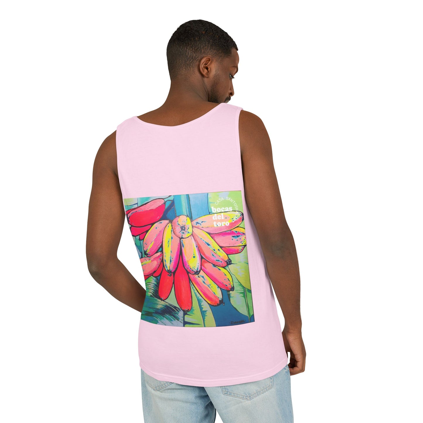 Unisex Neon Primitivo Bananas Tank Top - Perfect for Summer Vibes