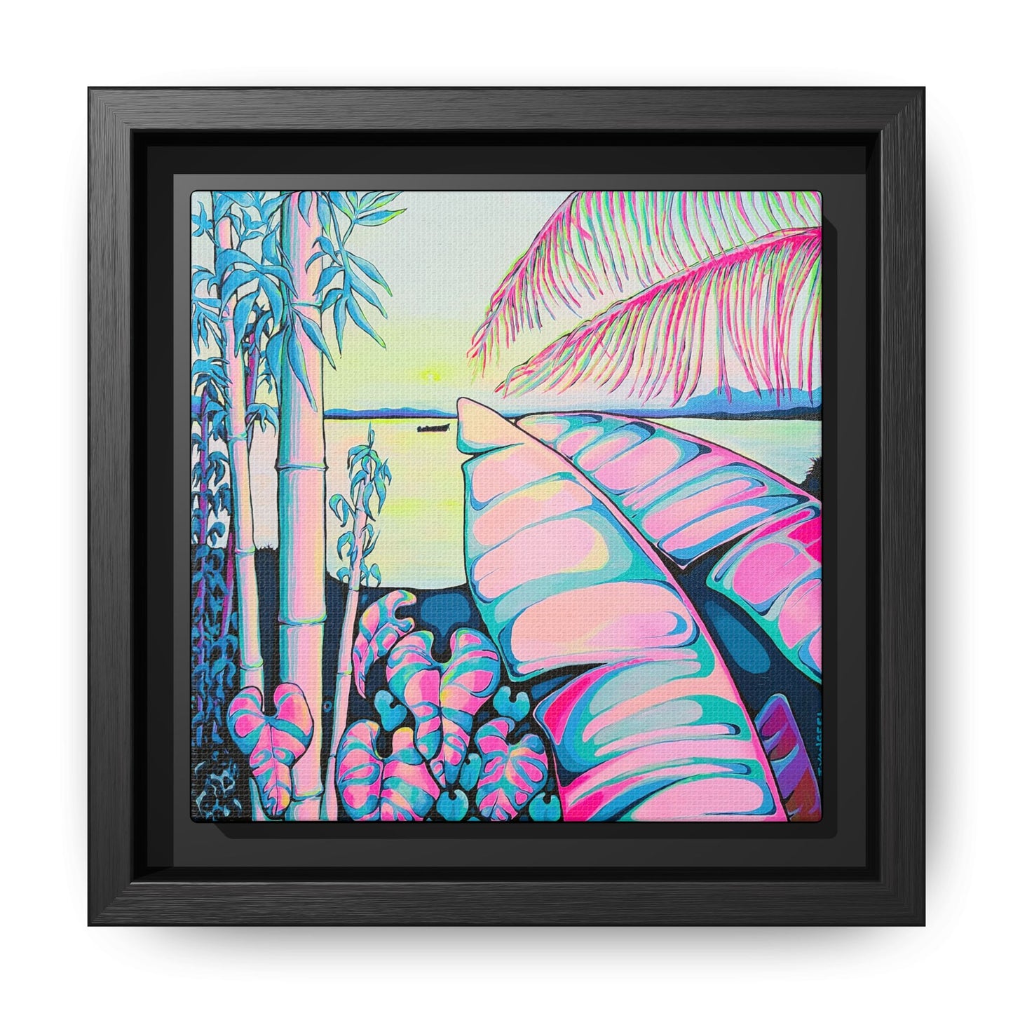 Impression sur toile « Sérénité encadrée Bocas »