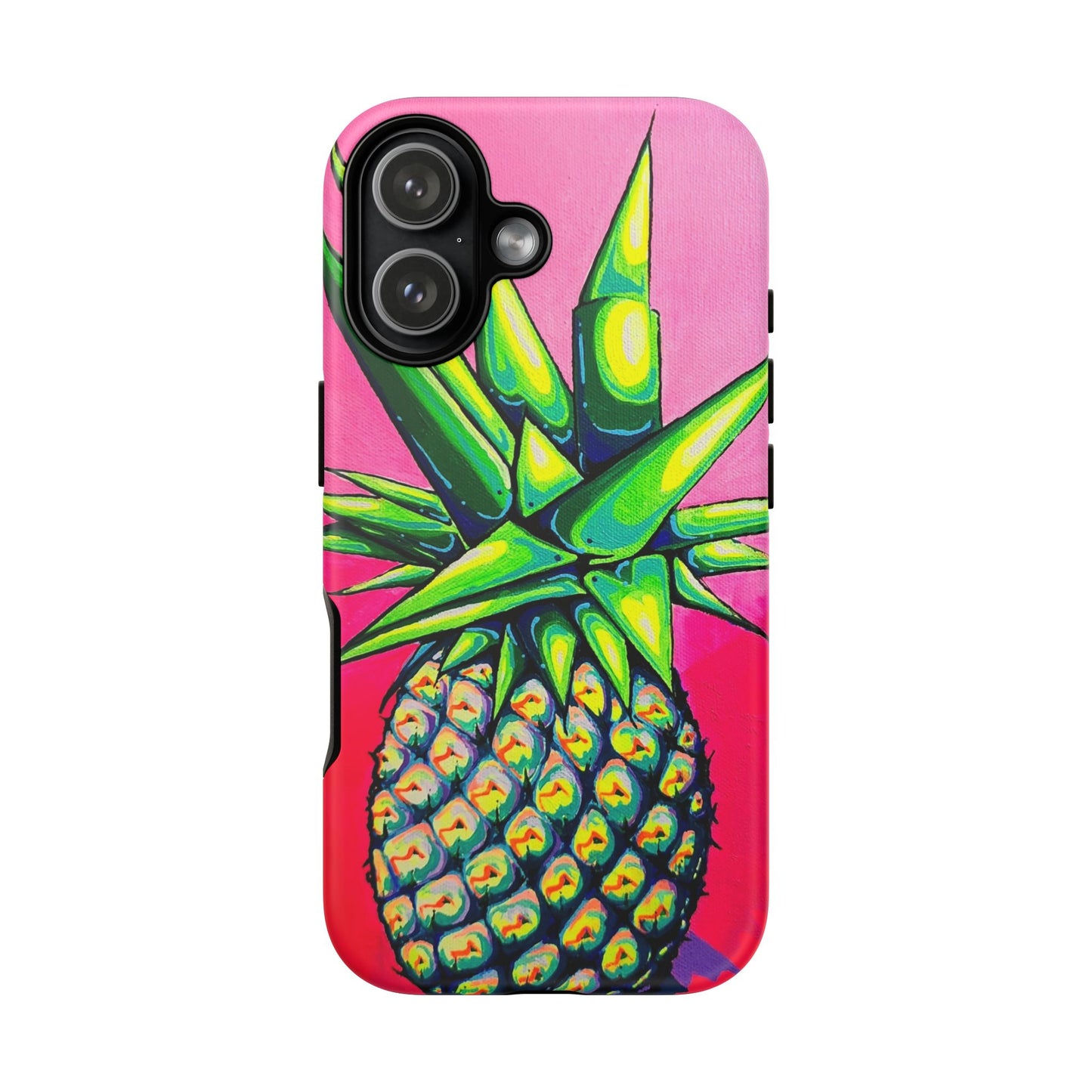 Neon Pineapple Tough Phone Case