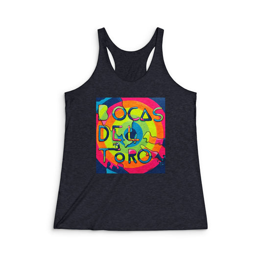 Women's Bocas Del Toro Islands Graphic Racerback Tank