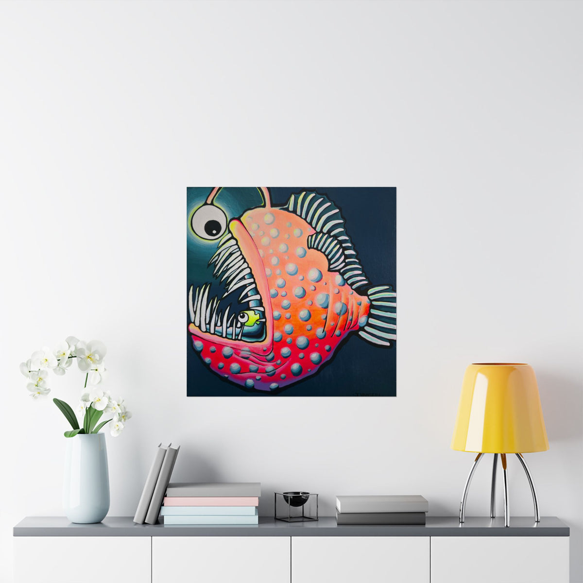 Cyclops Anglerfish Giclée Art Poster