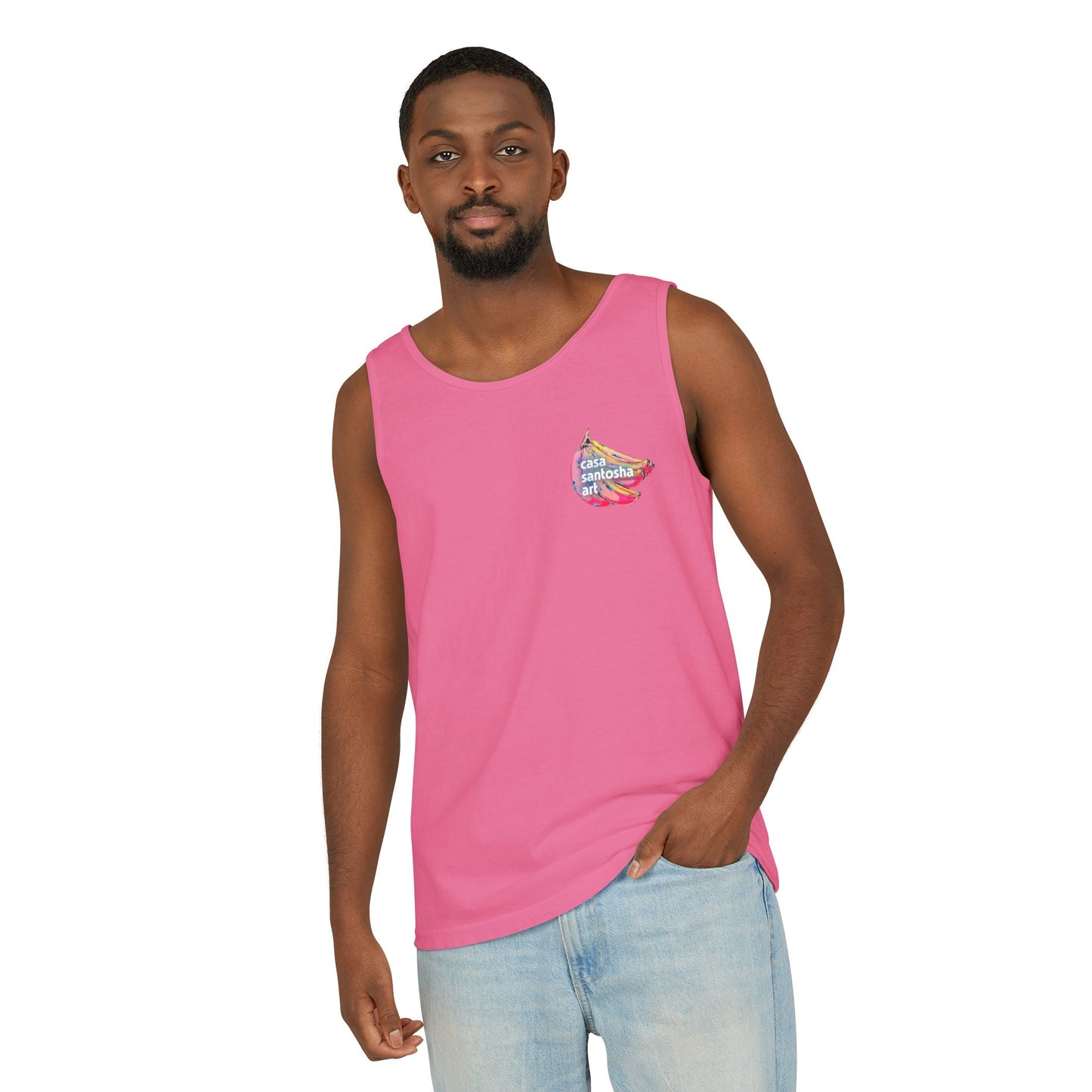 Unisex Cyclops Cat and Dog in Bocas Tank Top - Perfect for Summer Vibes
