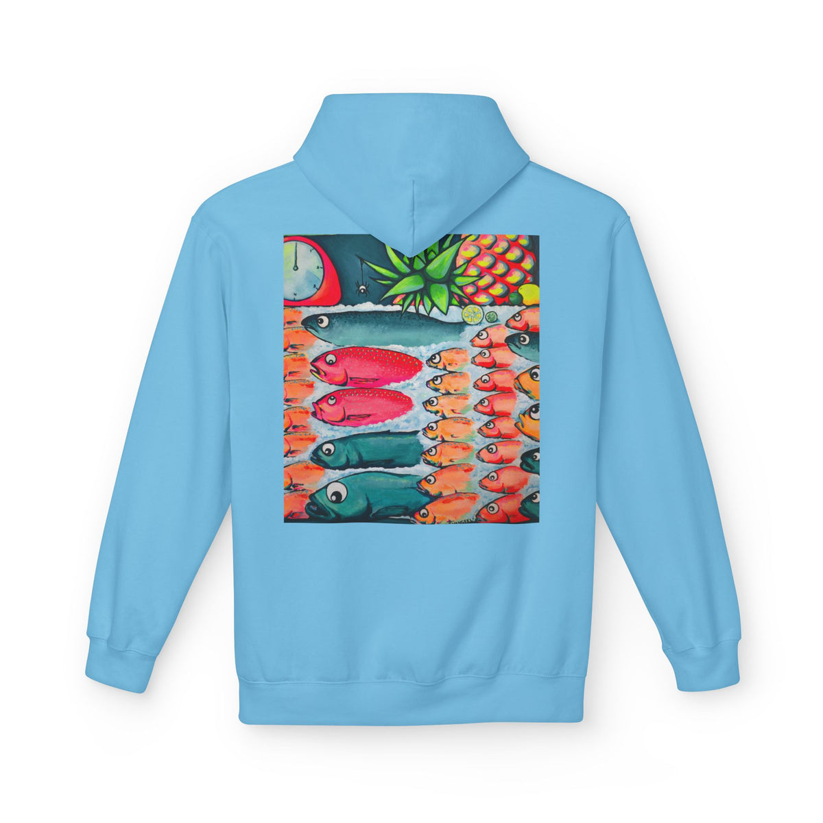 Unisex Neon Cabo Fish Market Soft Hoodie