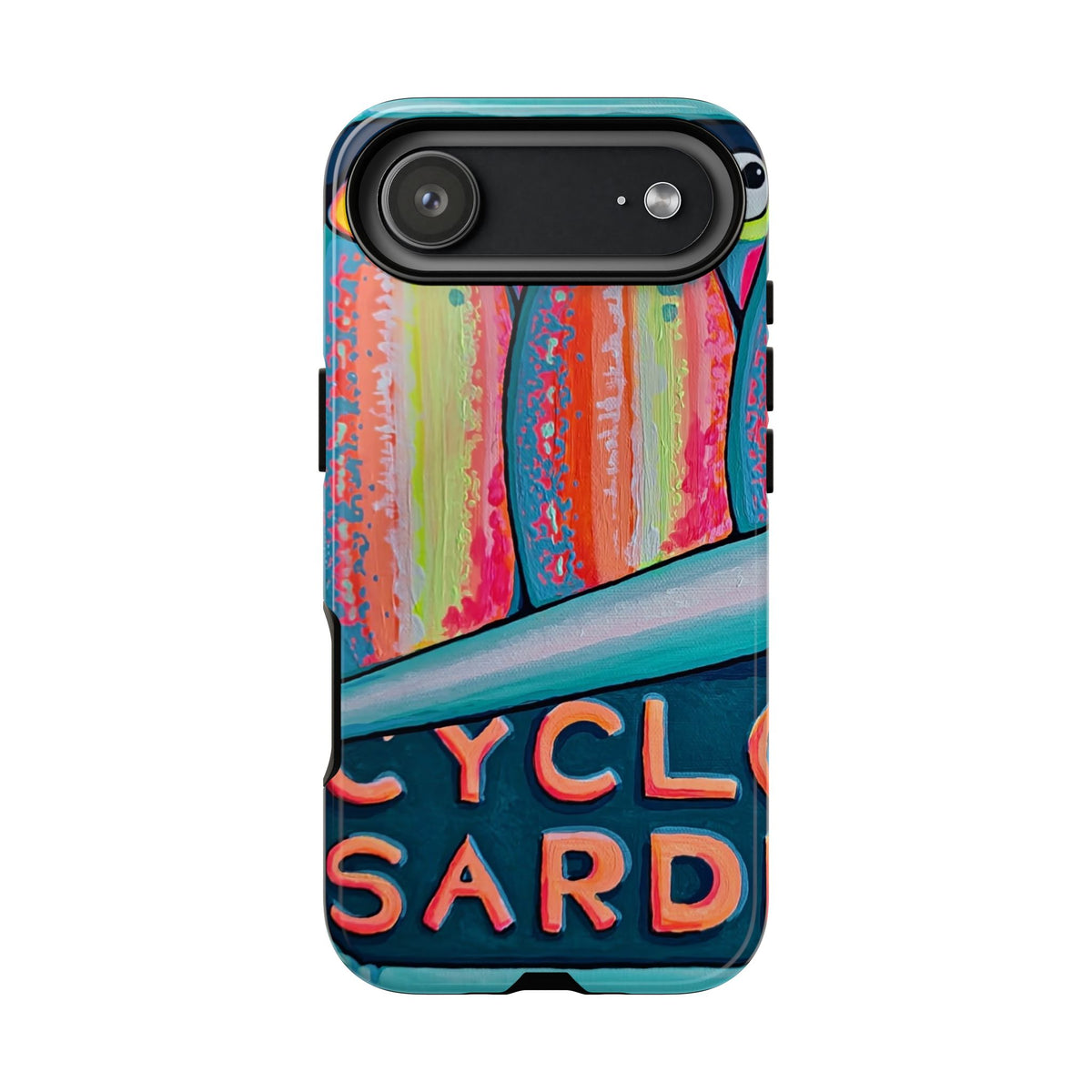 Neon Sardines Tough Phone Case