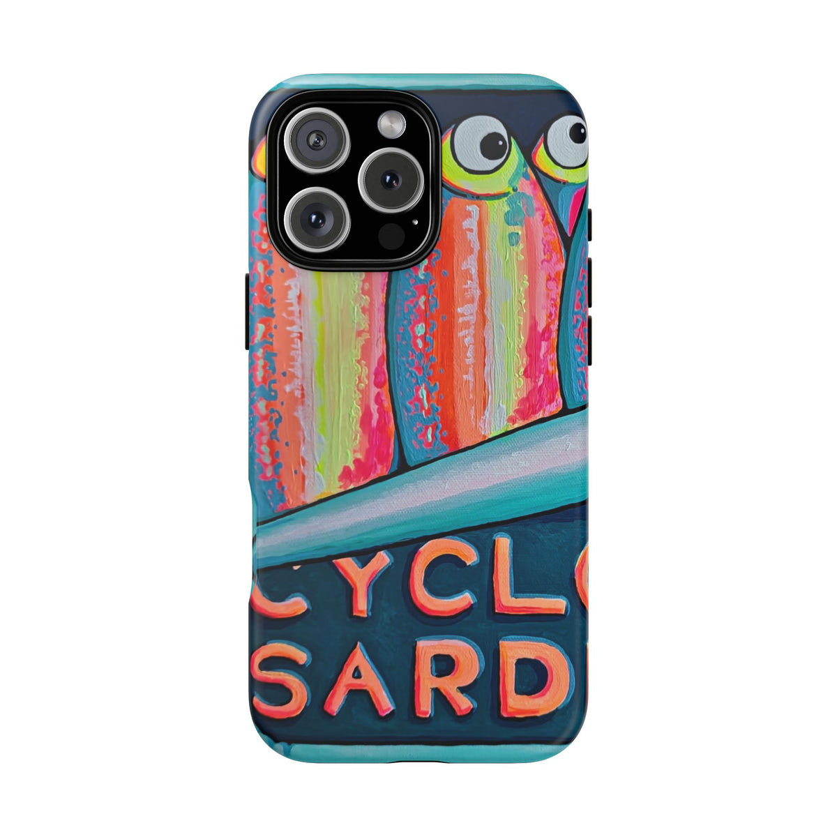Neon Sardines Tough Phone Case
