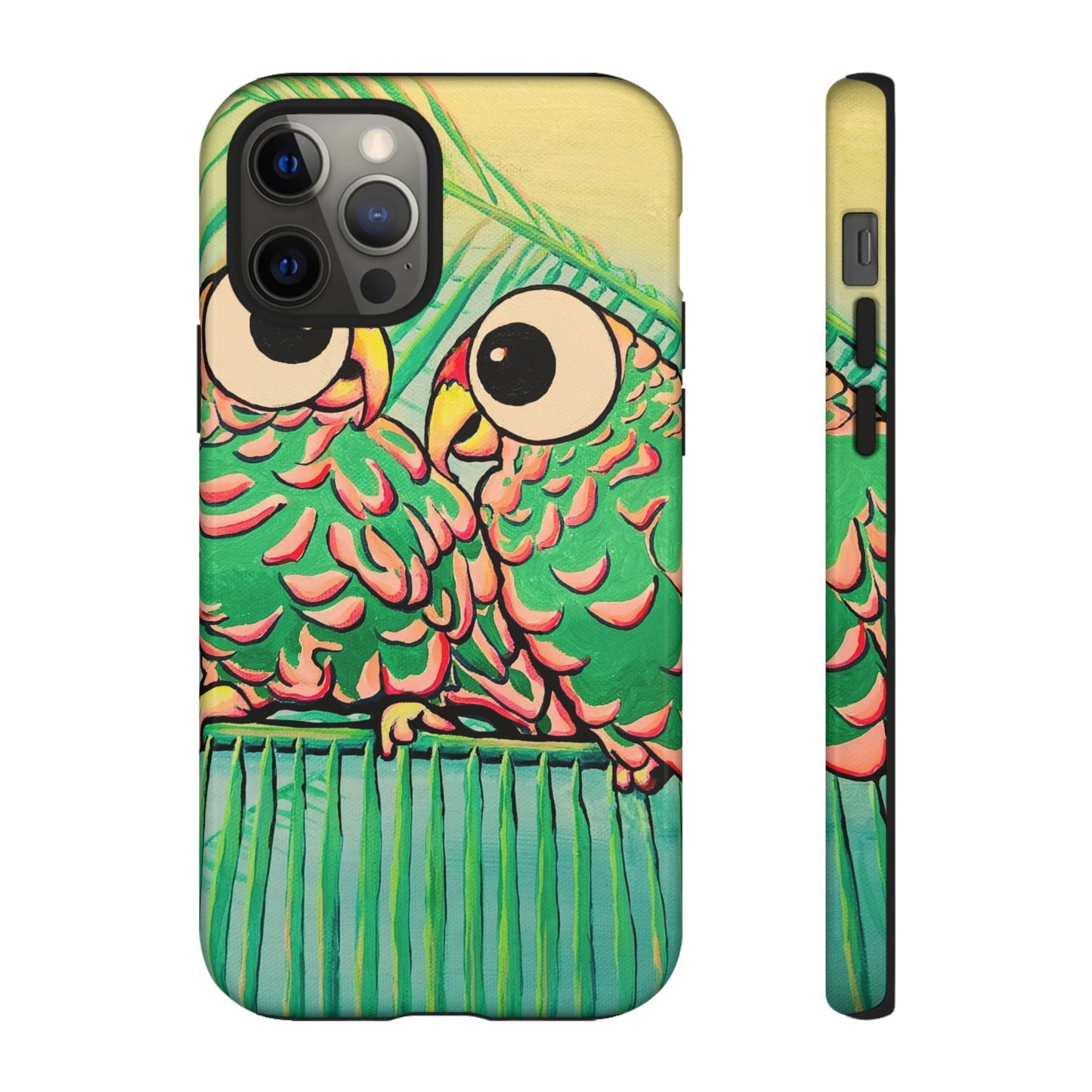 Chatty Cyclops Parrots Tough Phone Case