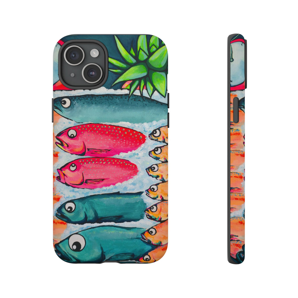 Neon Cabo Fish Market Tough Phone Case