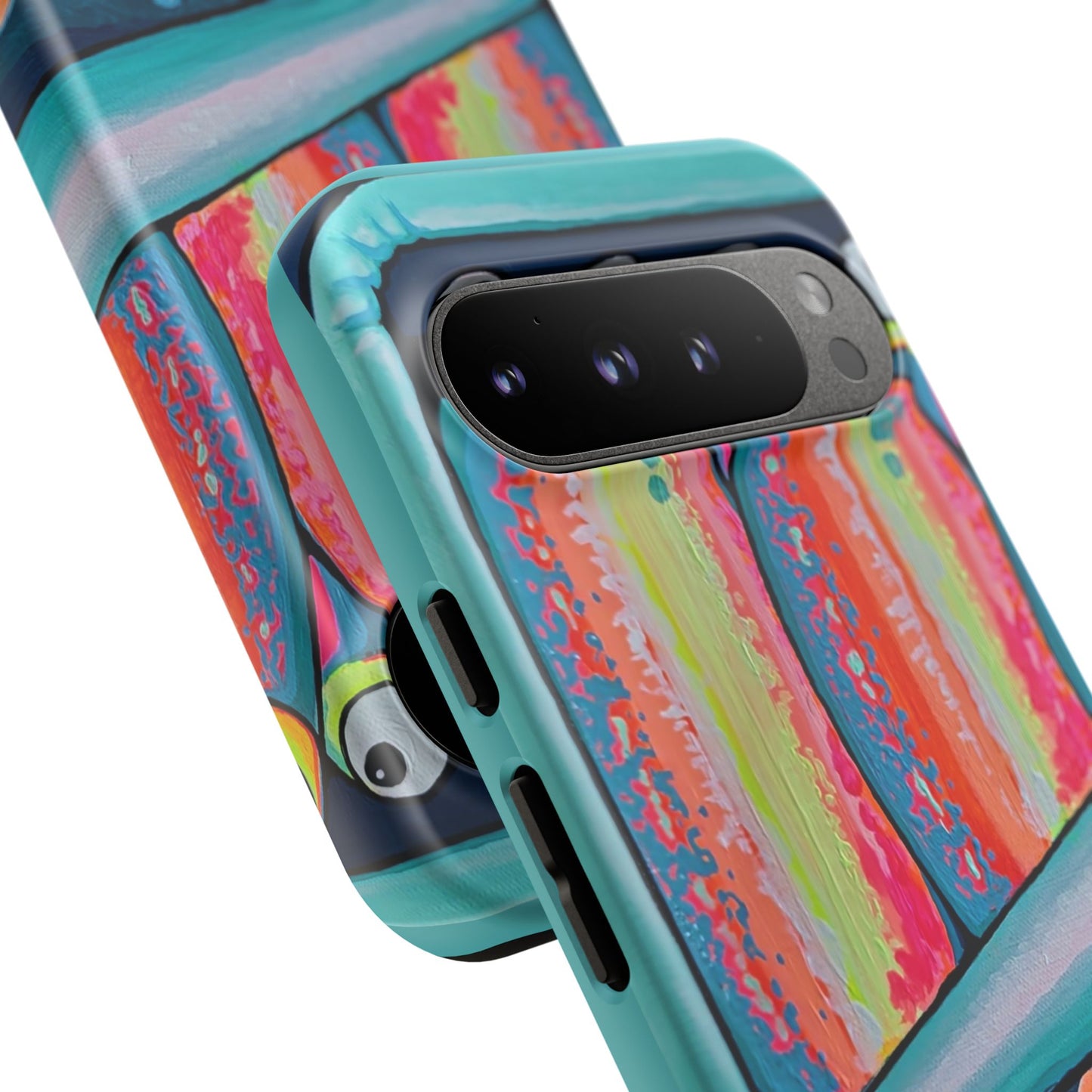 Neon Sardines Tough Phone Case