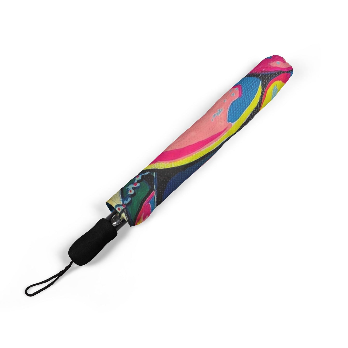 Neon Coconuts Umbrella - Foldable & Stylish Rain Gear