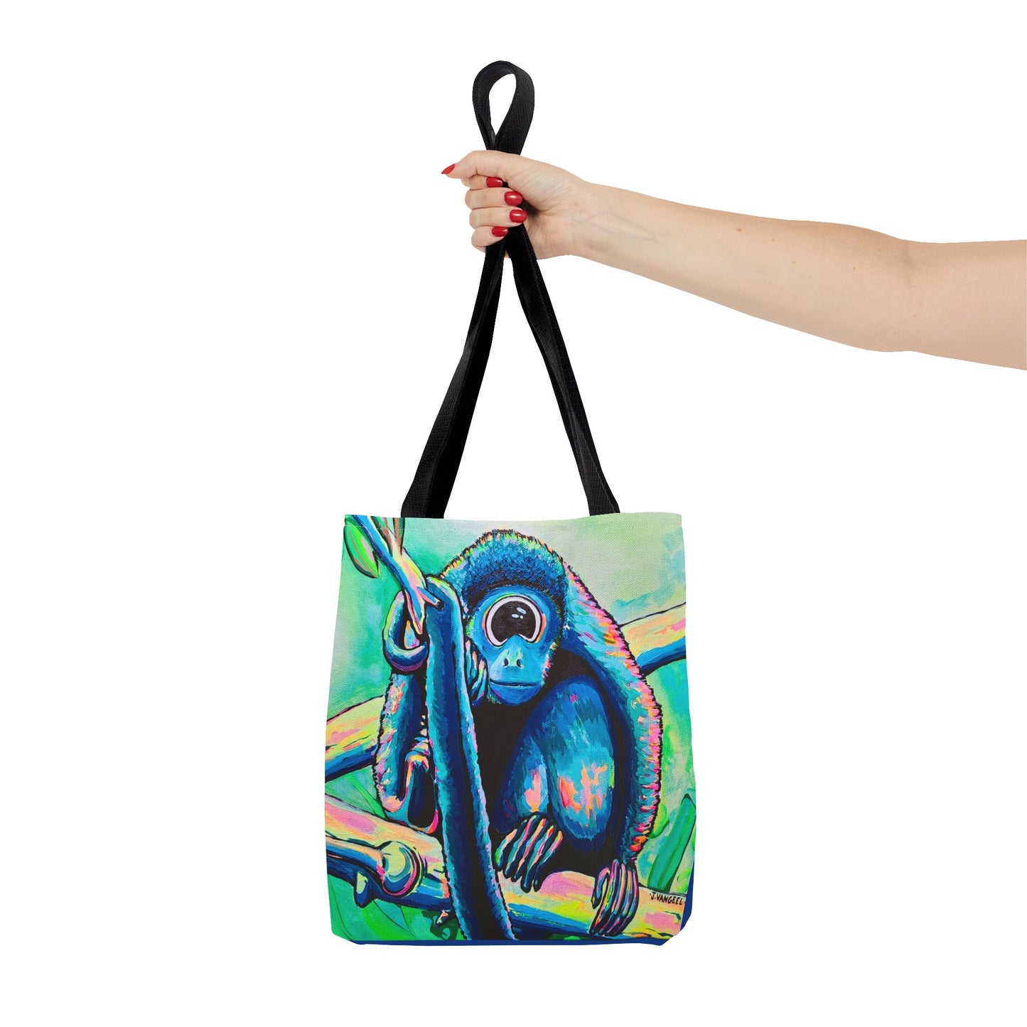 Premium Cyclops Monkey Tote Bag, Original Artist Design, Reusable Shopping Tote, Eco-Friendly
