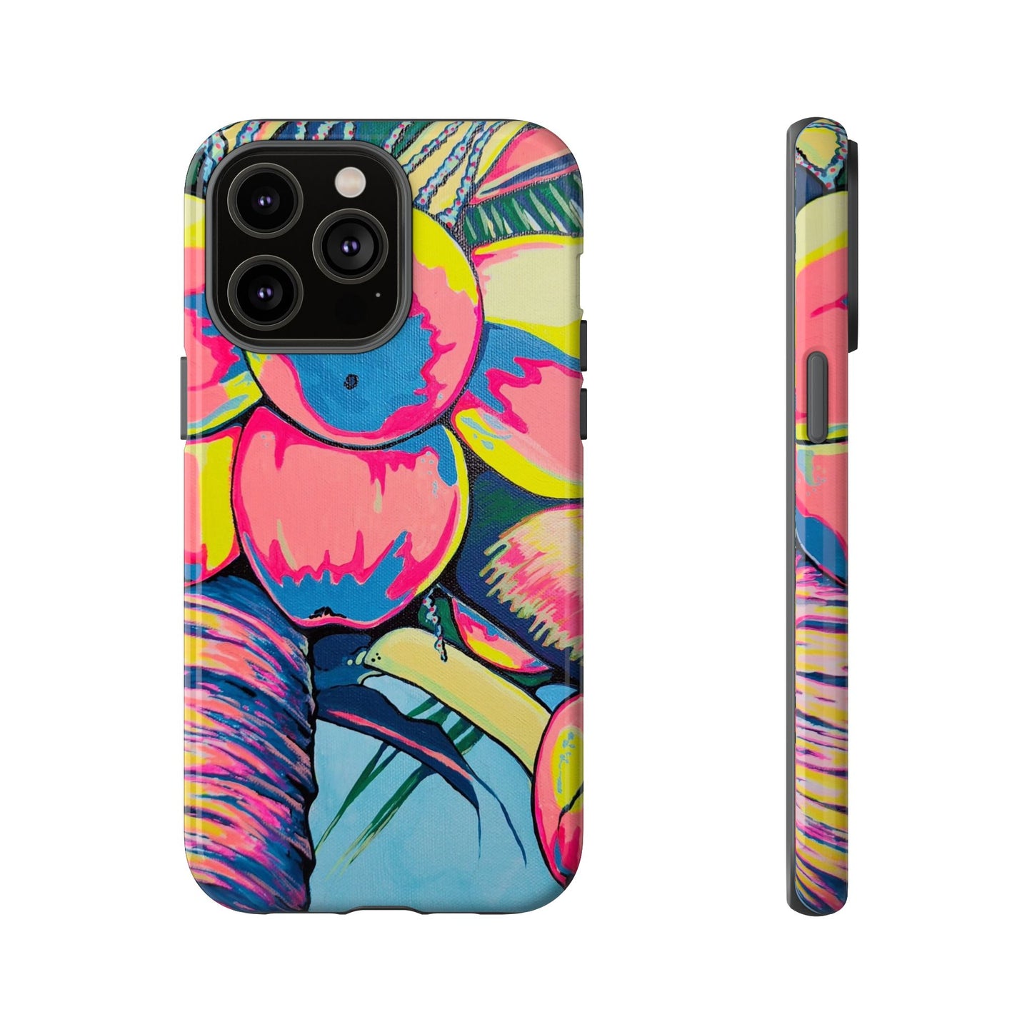 Neon Coconuts Tough Phone Case