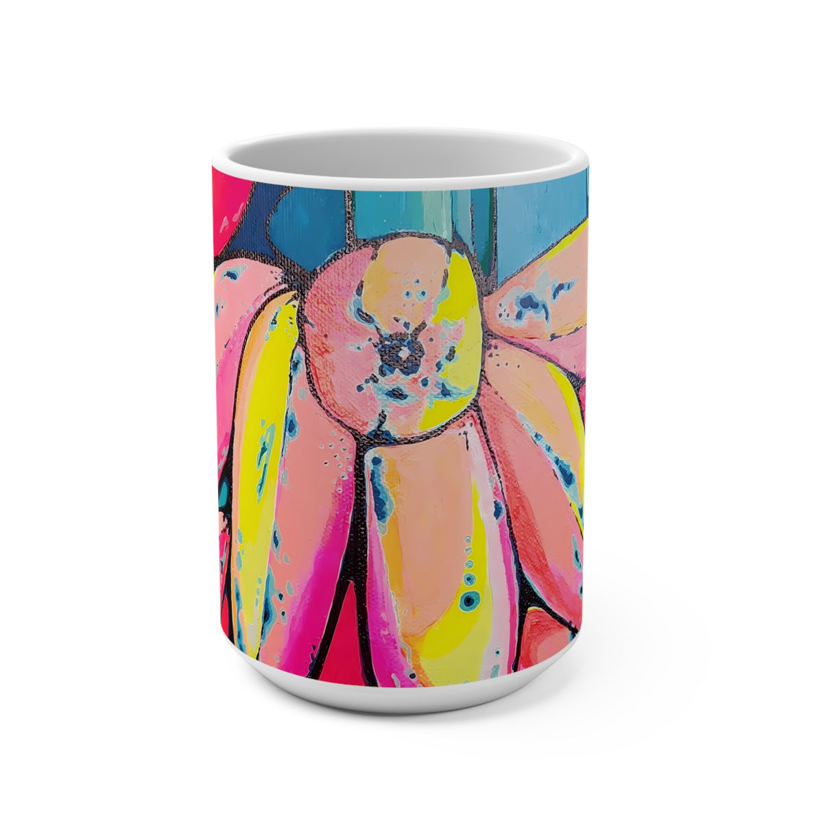 Neon Primitivo Bananas Mug