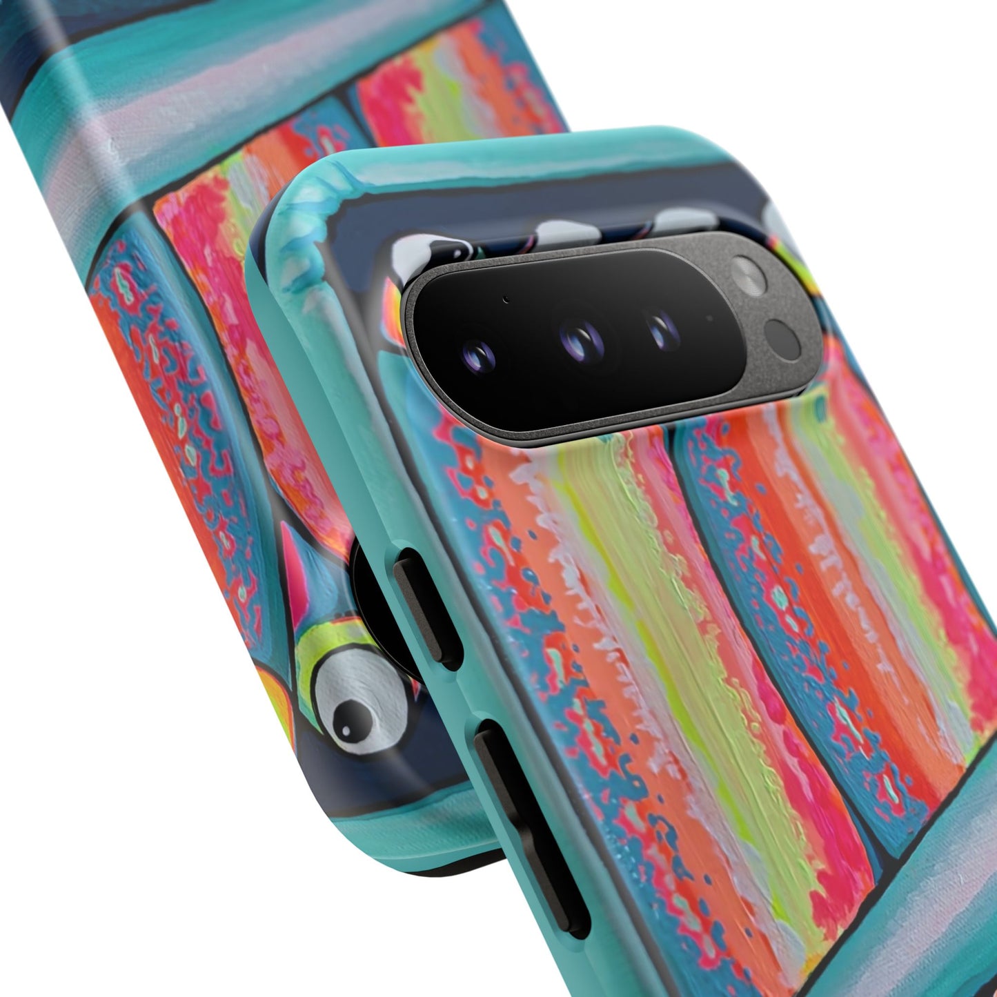 Neon Sardines Tough Phone Case
