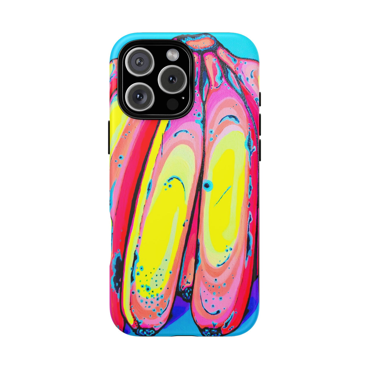 Neon Fat Bananas Tough Phone Case