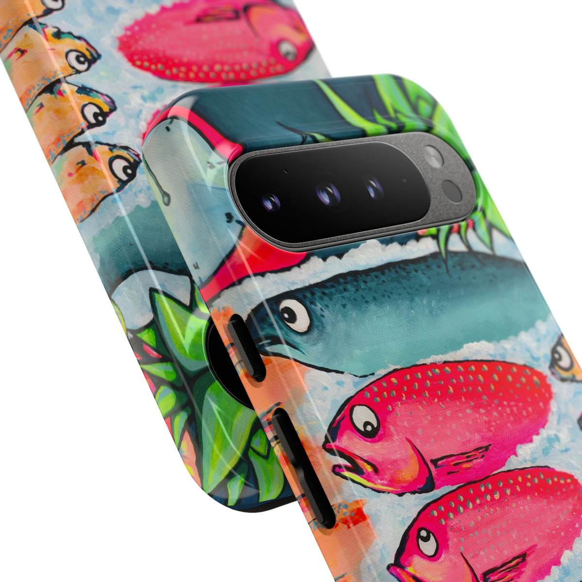Neon Cabo Fish Market Tough Phone Case