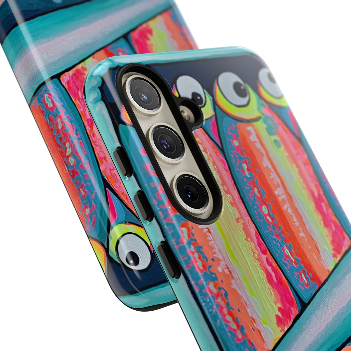 Neon Sardines Tough Phone Case