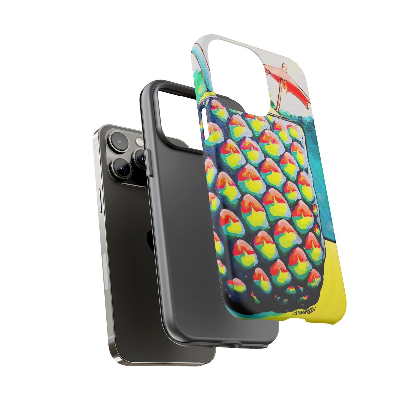 Neon Piña Colada Tough Phone Case