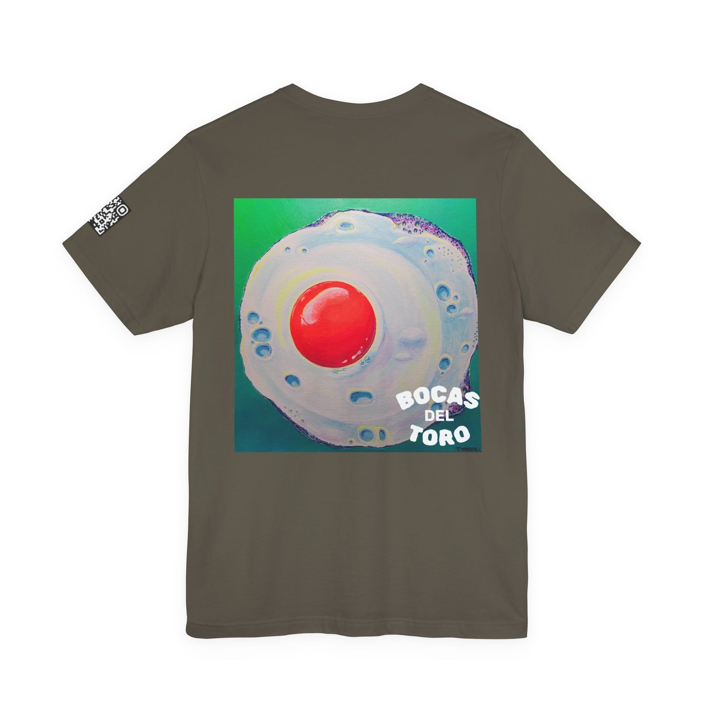 Unisex Neon Fried Egg Tee