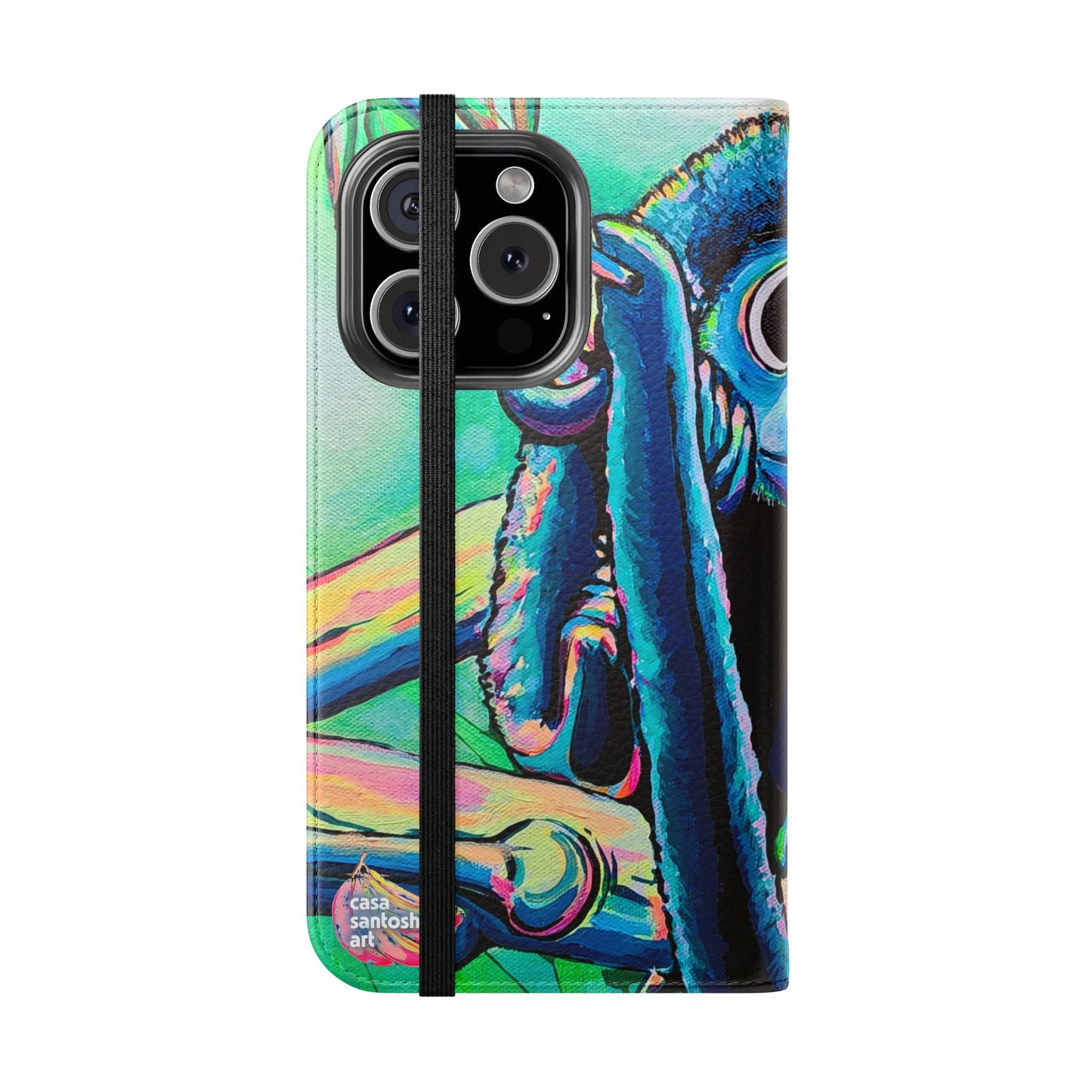 Cyclops Monkey Flip Phone Case – Wallet Cover with Card Slots