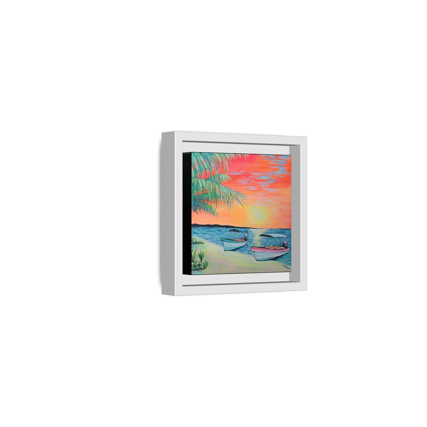Framed Panga Express Canvas Print