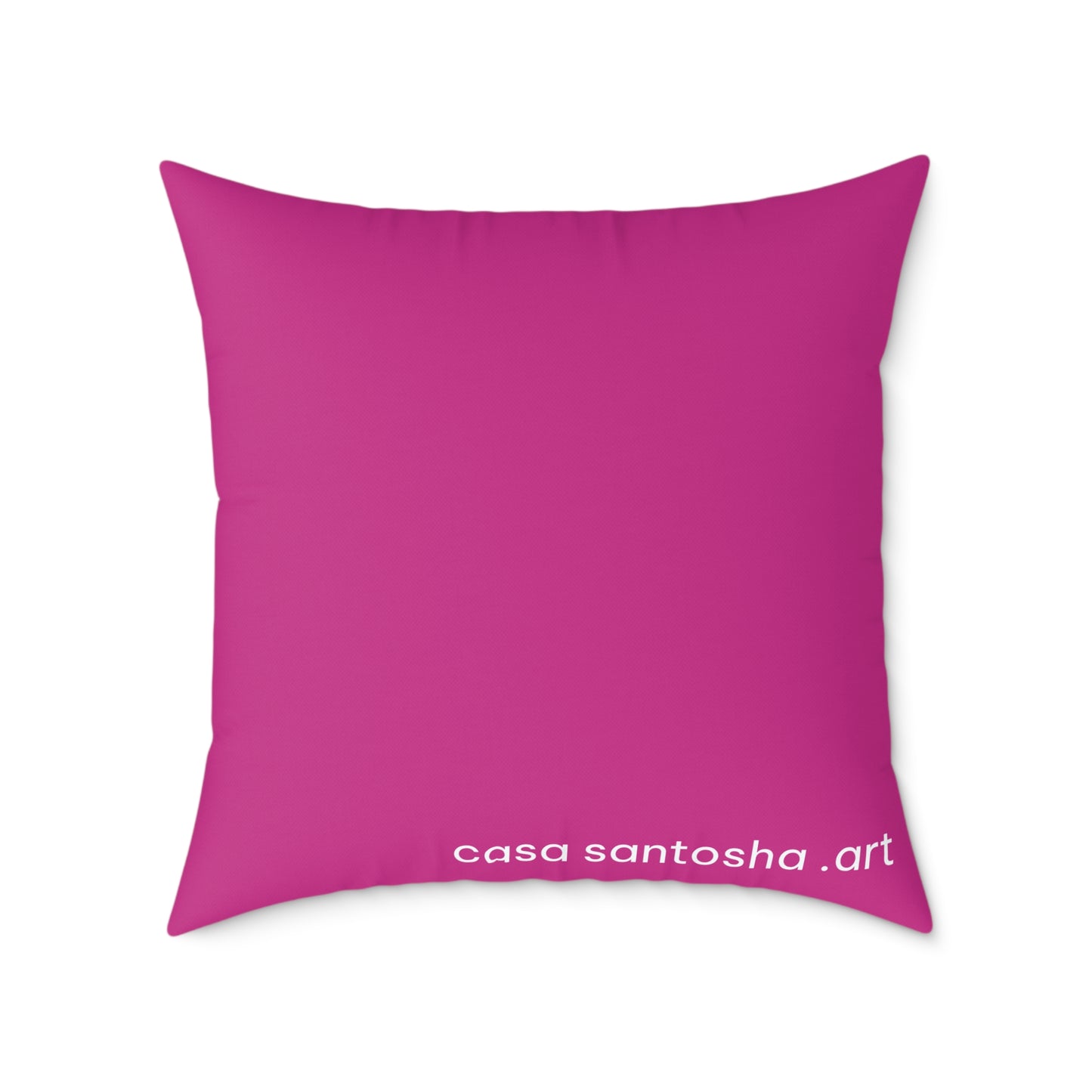 Neon Pink Dragon Fruit Art Canvas Decorative Pillow