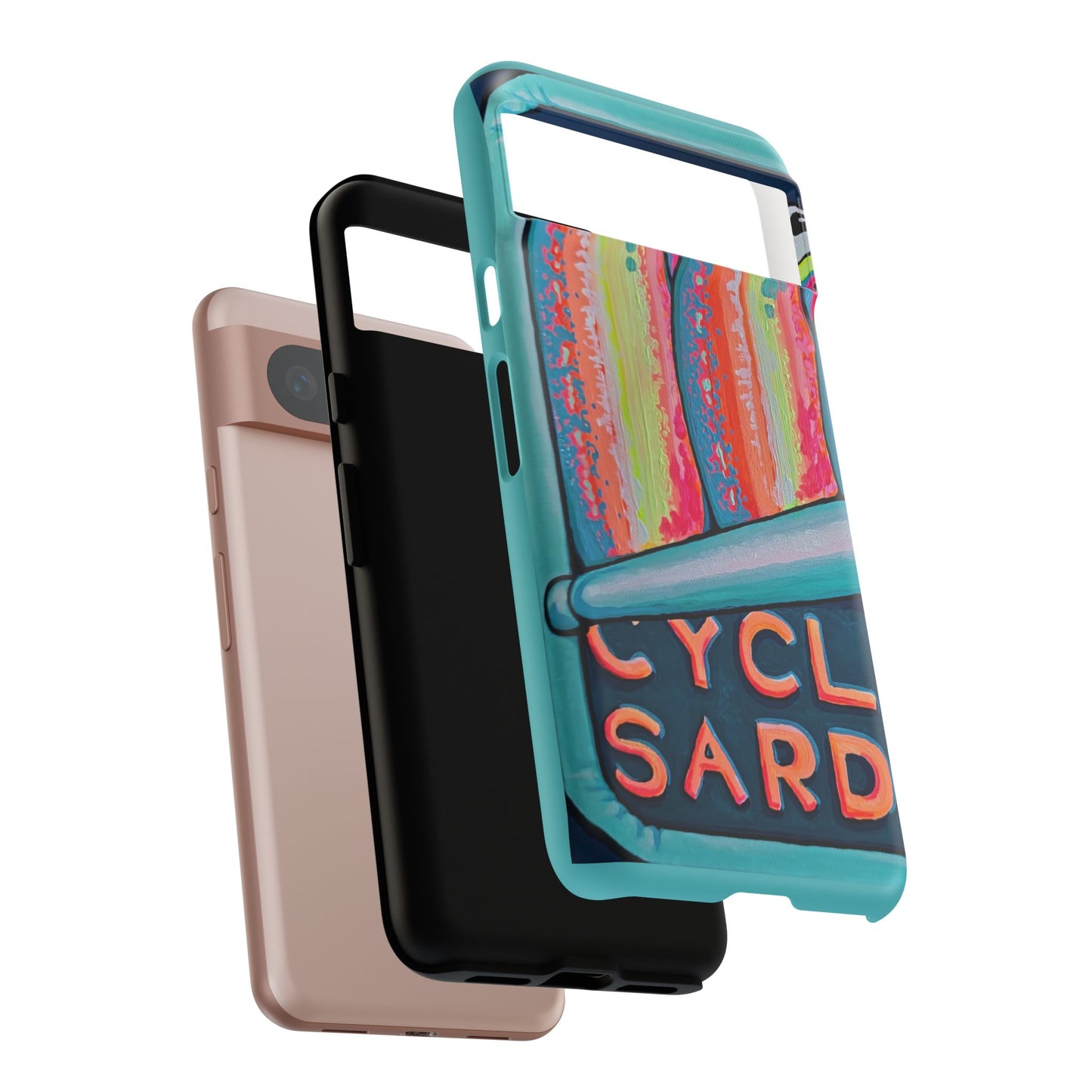 Neon Sardines Tough Phone Case