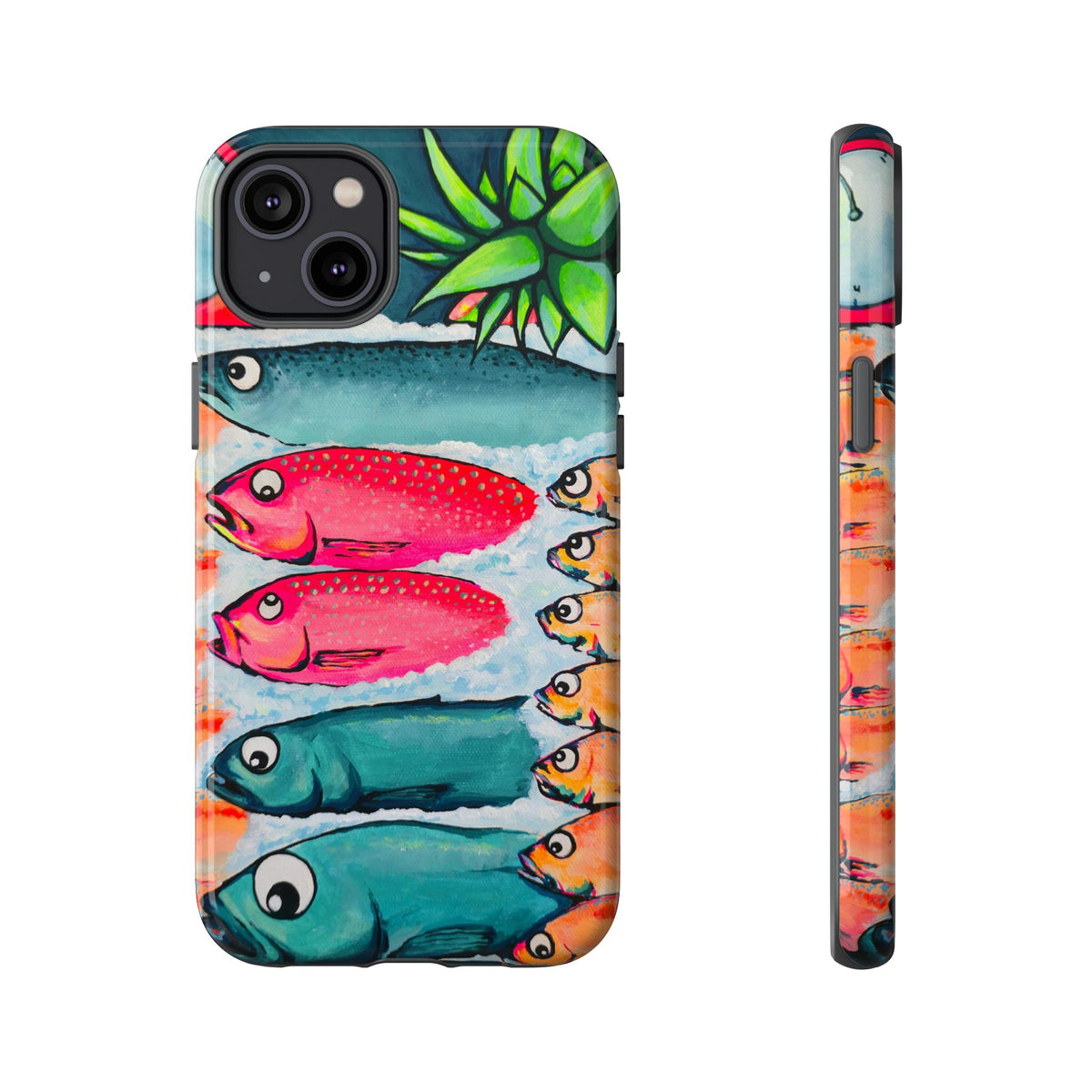 Neon Cabo Fish Market Tough Phone Case
