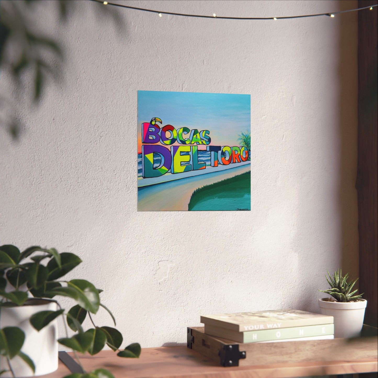 Bocas Del Toro Sign Giclée Art Poster
