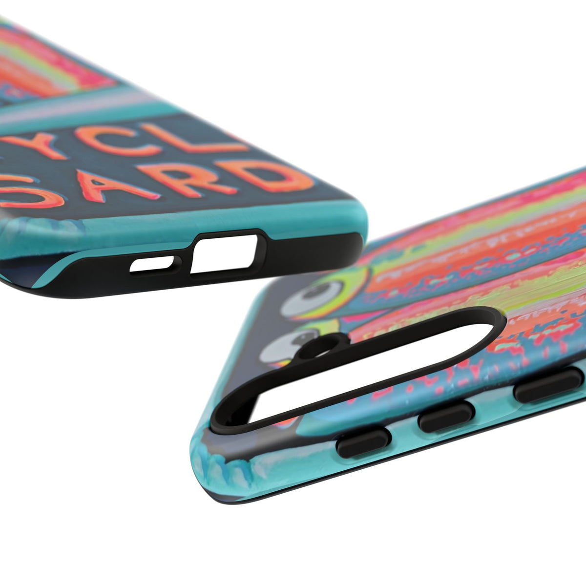 Neon Sardines Tough Phone Case