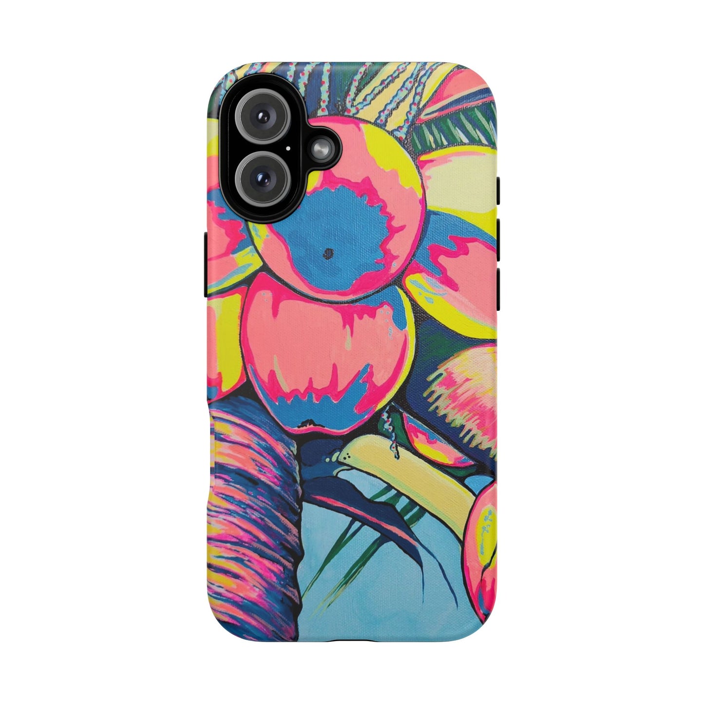 Neon Coconuts Tough Phone Case