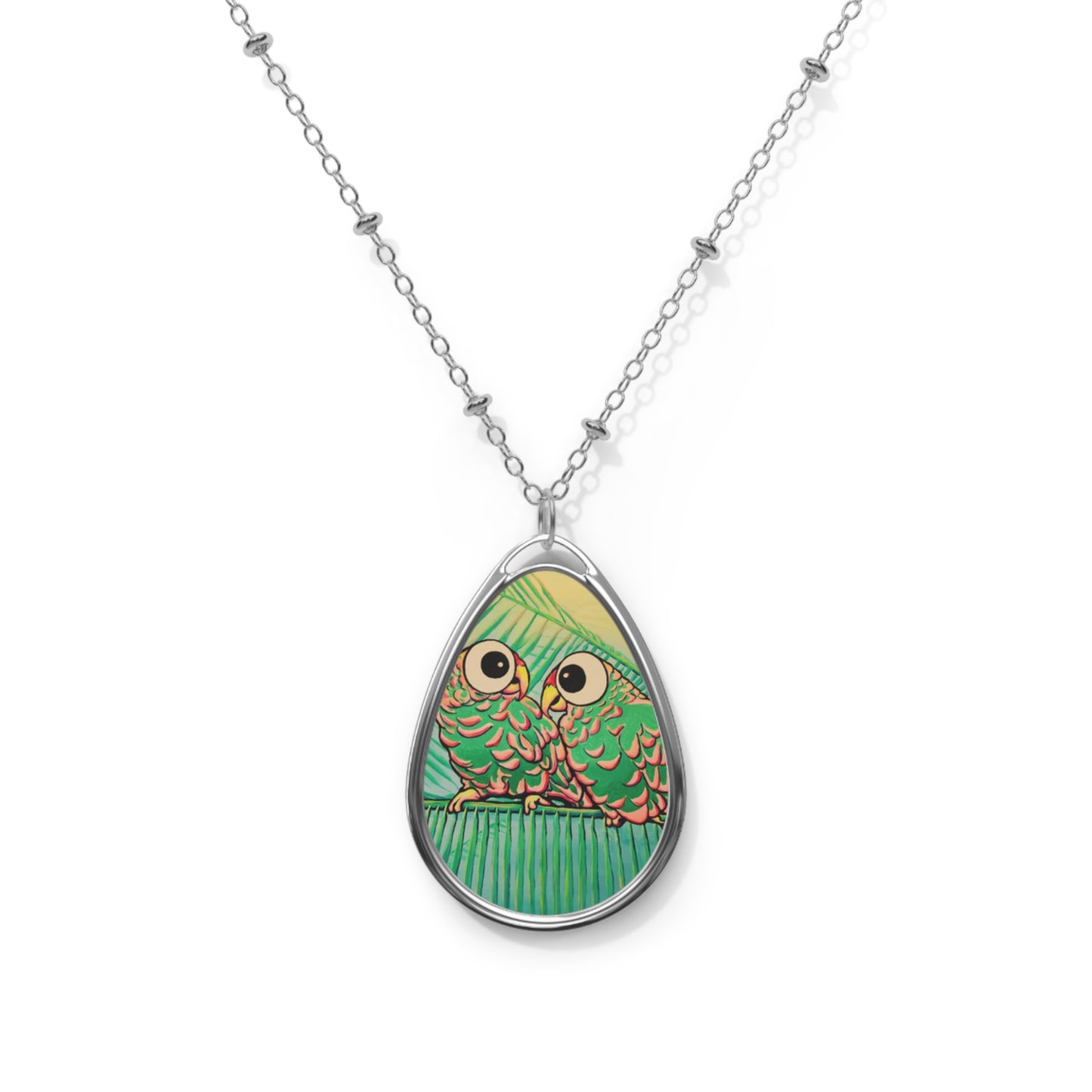 Chatty Cyclops Parrots Necklace