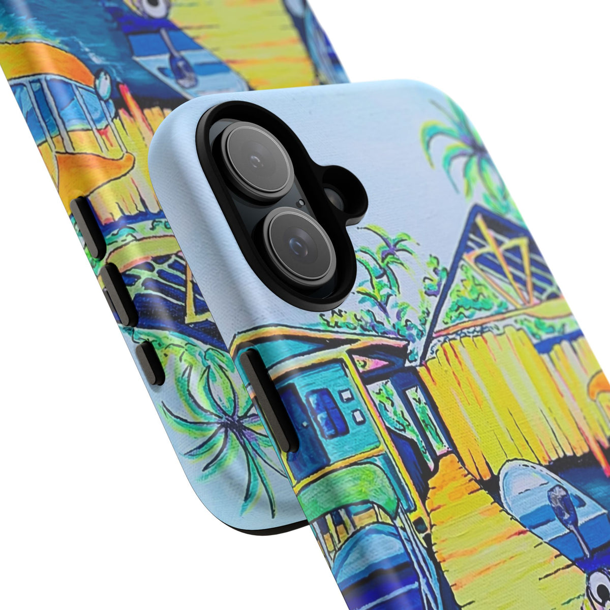 Cyclops Cat and Dog in Bocas Tough Phone Case