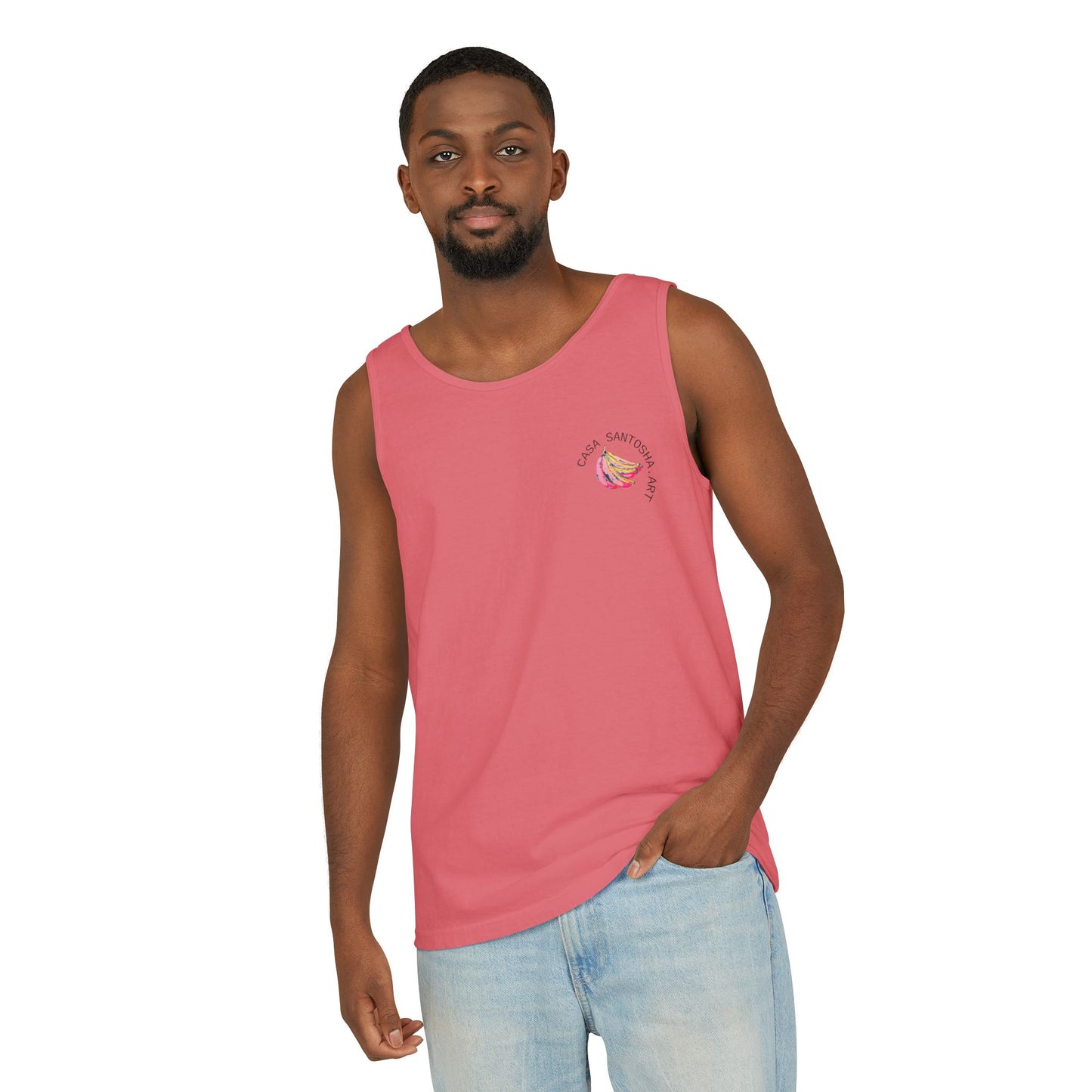 Unisex Neon Pink Dragon Fruit Tank Top - Perfect for Summer Vibes