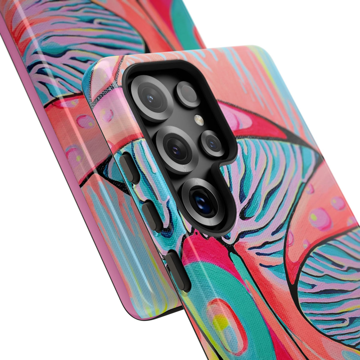 Coque de téléphone résistante Trippy Mushrooms
