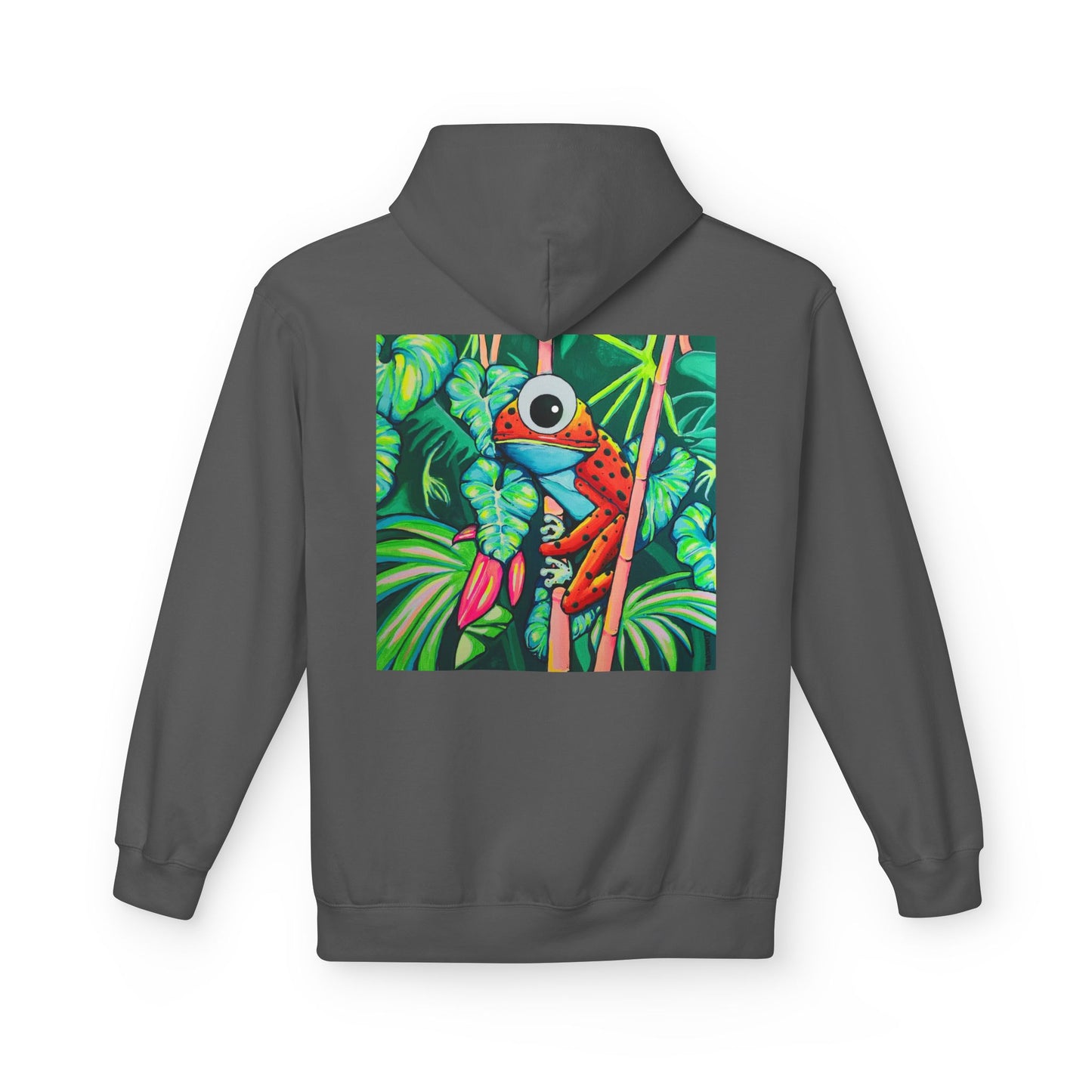 Unisex Cyclops Red Frog Soft Hoodie