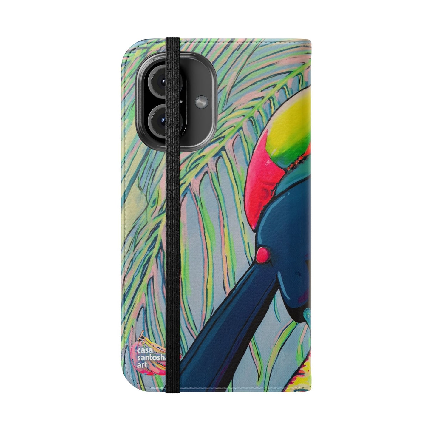 Cyclops Toucan Flip Phone Case – Wallet Cover with Card Slots