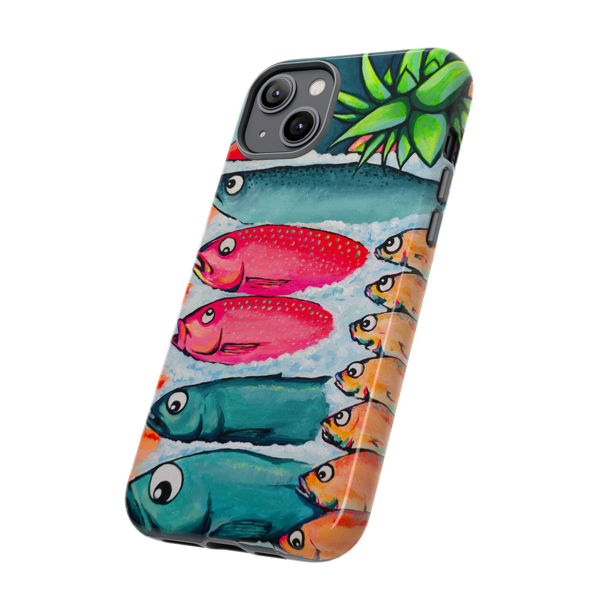 Neon Cabo Fish Market Tough Phone Case