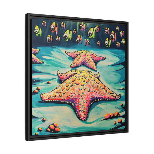 Framed Cyclops Starfish Canvas Print