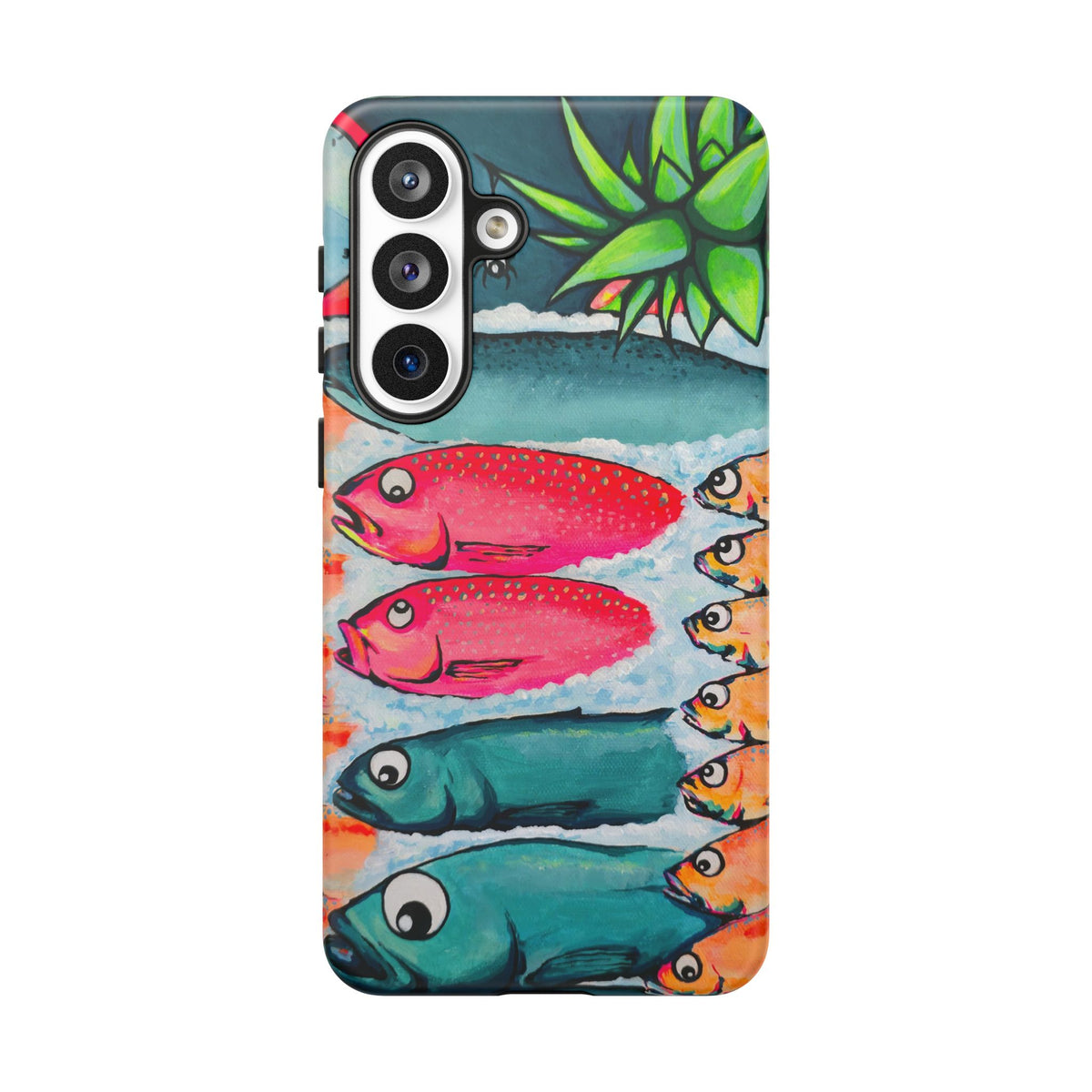 Neon Cabo Fish Market Tough Phone Case