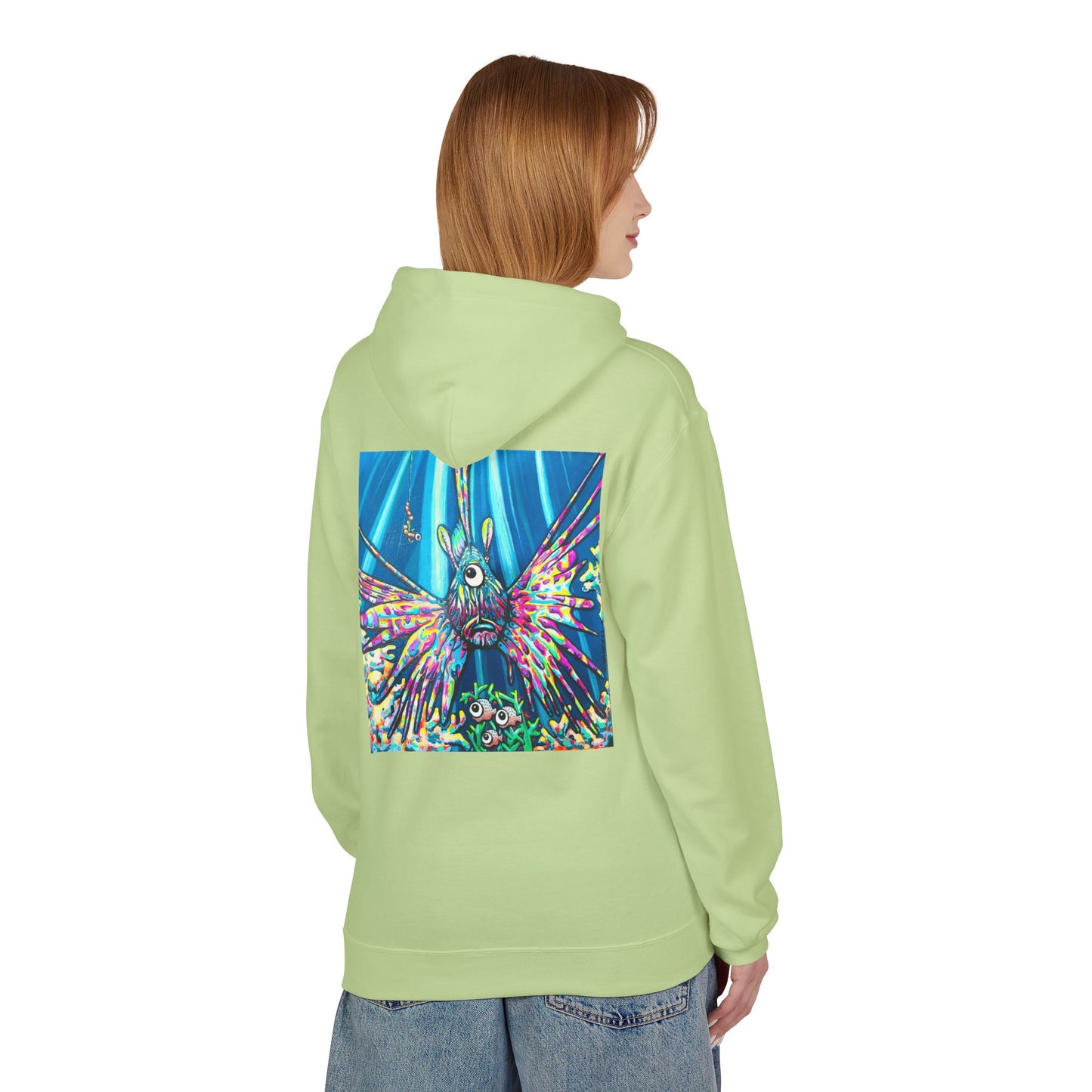 Unisex Cyclops Lionfish Soft Hoodie