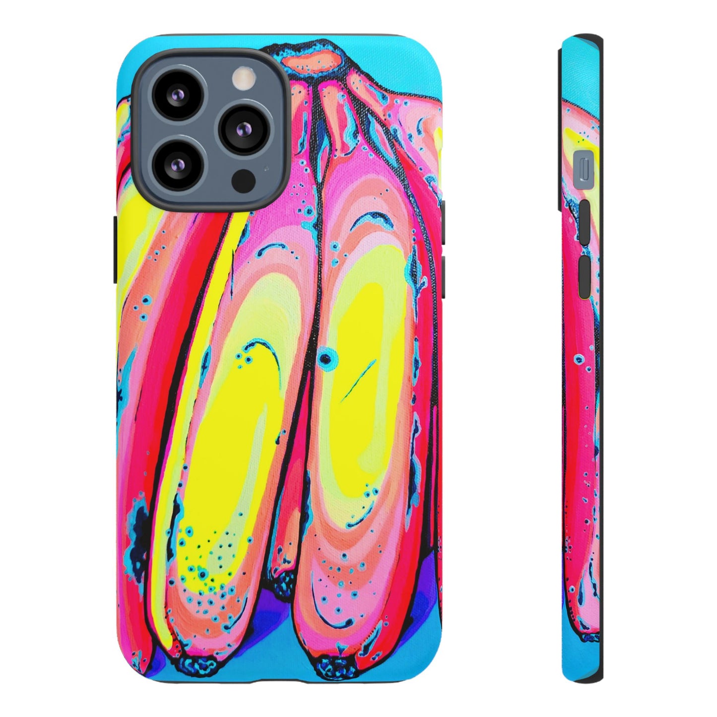 Neon Fat Bananas Tough Phone Case
