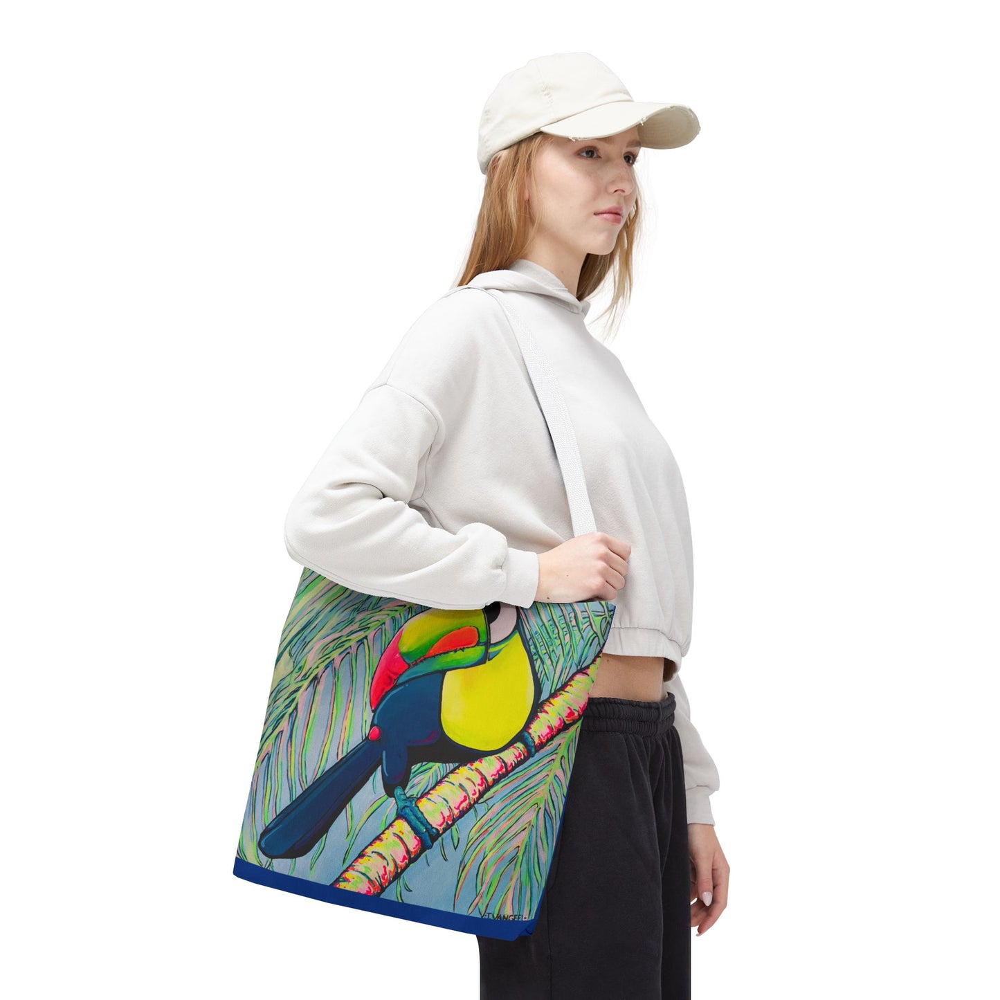 Premium Cyclops Toucan Tote Bag, Original Artist Design, Reusable Shopping Tote,  Eco-Friendly