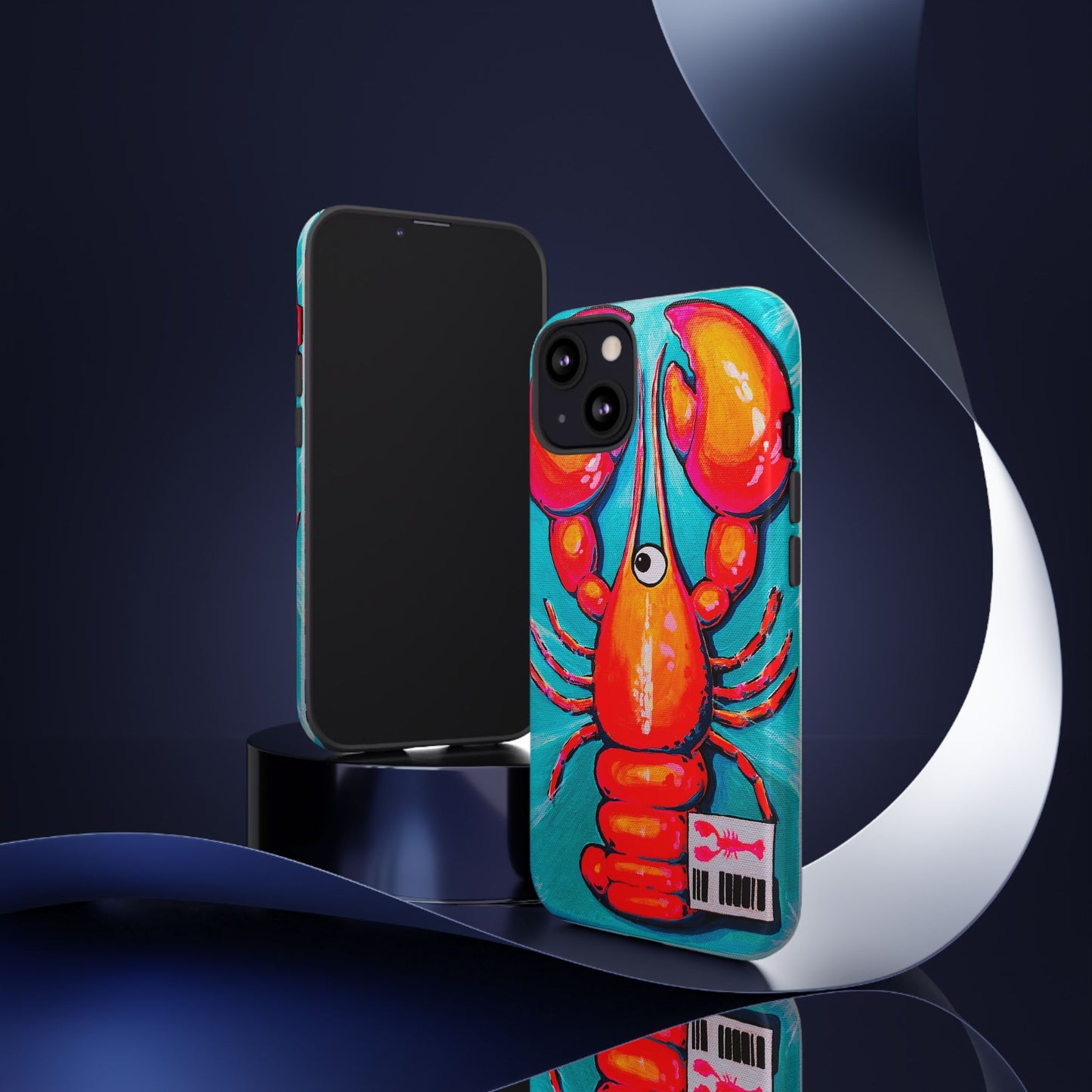 Neon Lobster Tough Phone Case