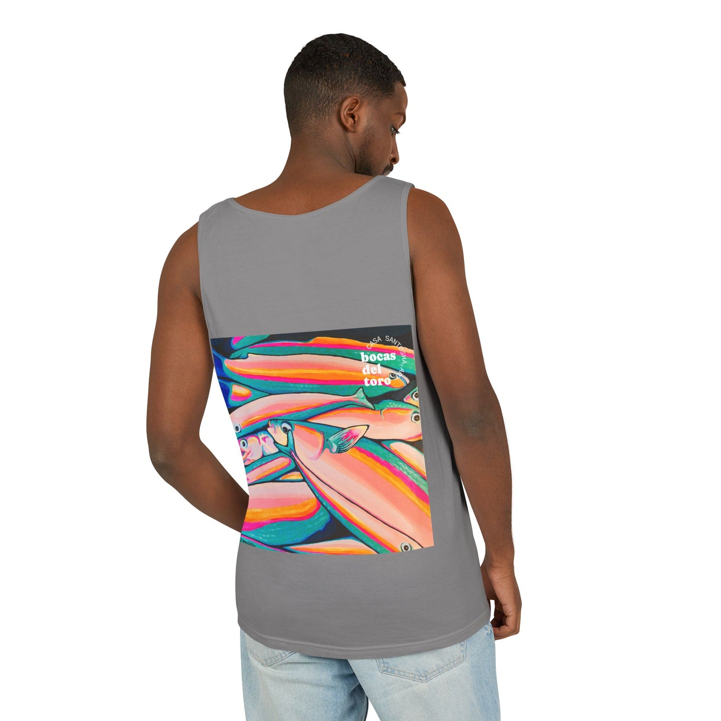 Unisex Neon Fish Tank Top - Perfect for Summer Vibes