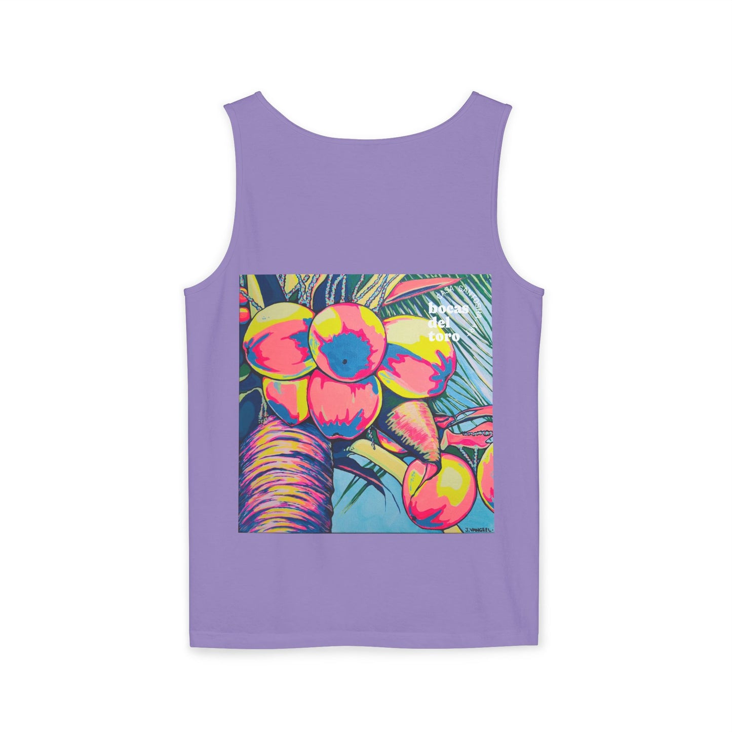 Unisex Neon Coconuts Tank Top - Perfect for Summer Vibes