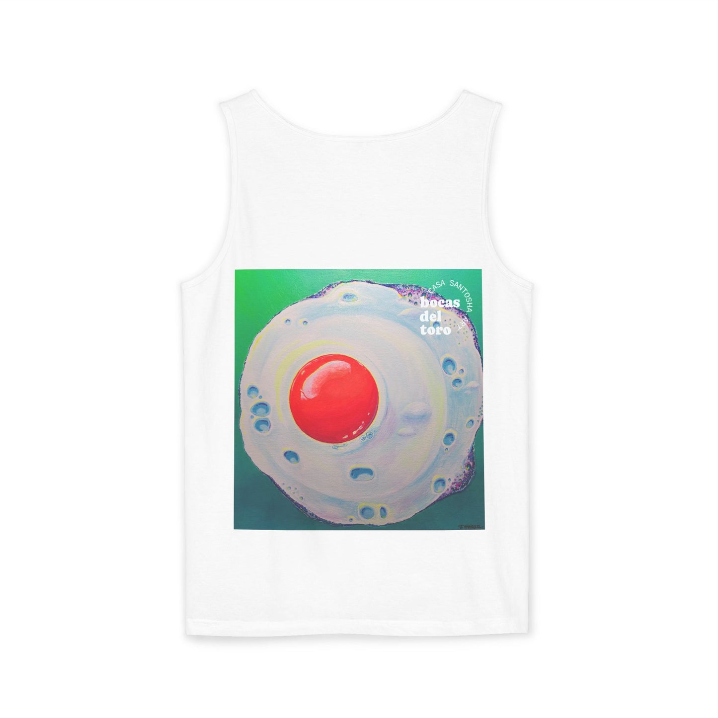 Unisex Neon Fried Egg Tank Top - Perfect for Summer Vibes