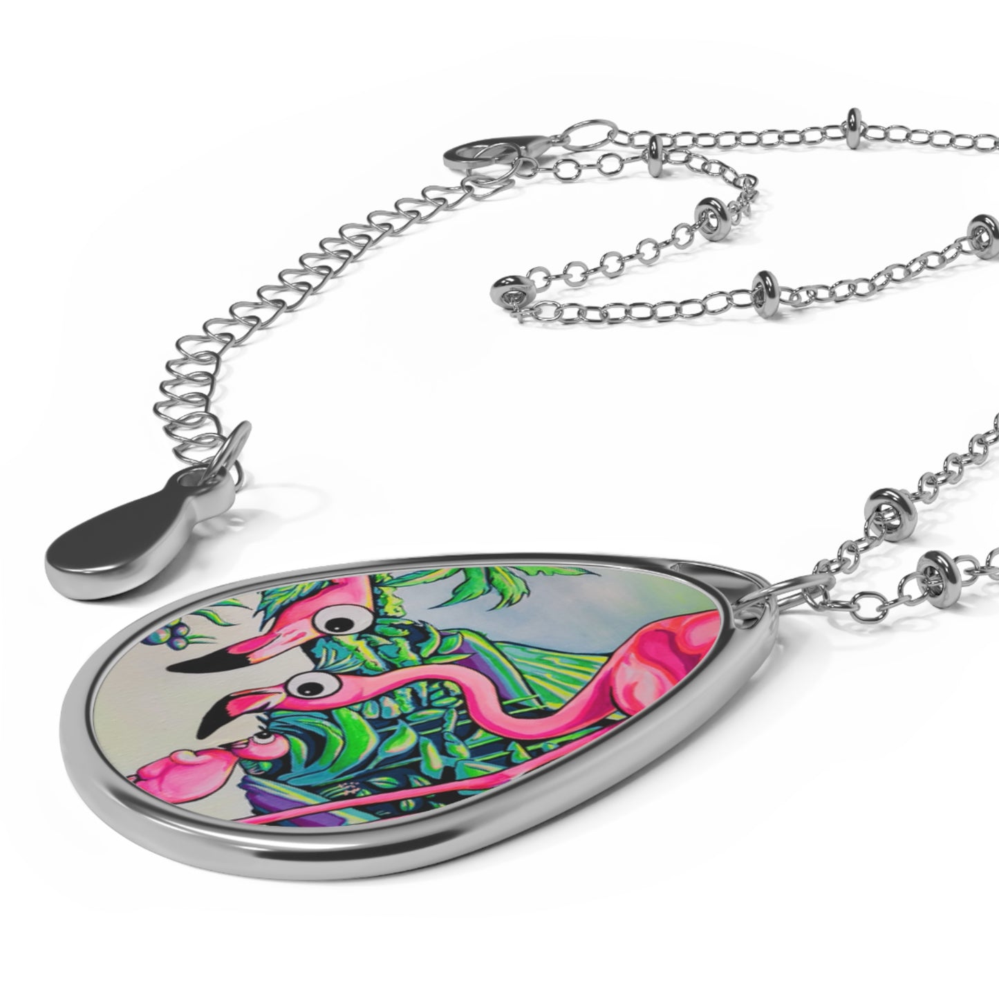 Cyclops Flamingo Family Necklace