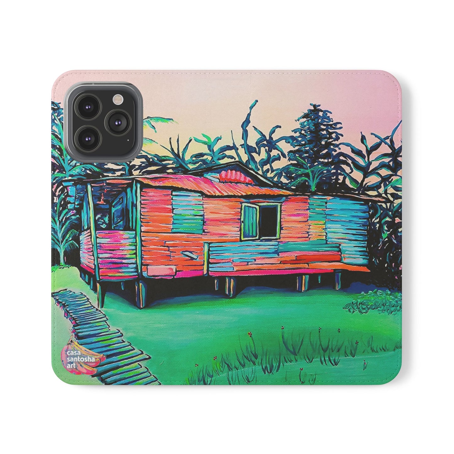 Luis Russell House Bocas Flip Phone Case – Wallet Cover with Card Slots