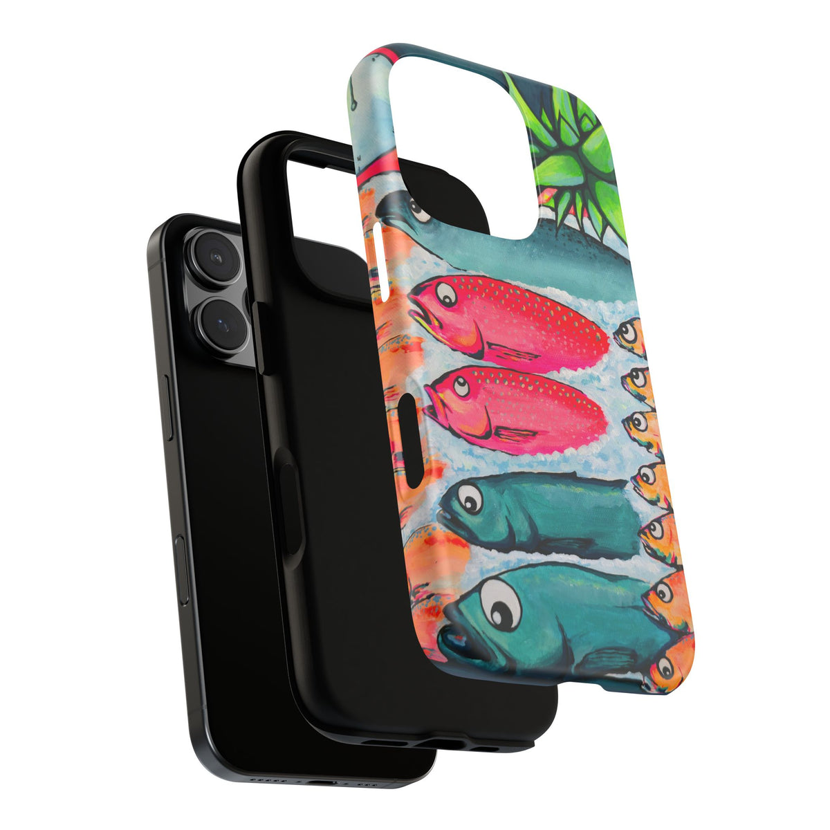 Neon Cabo Fish Market Tough Phone Case